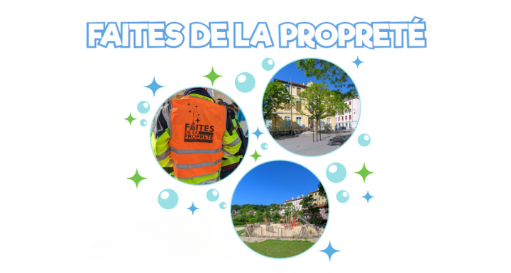 Titre de l'évènement et photos du quartier de saint clair